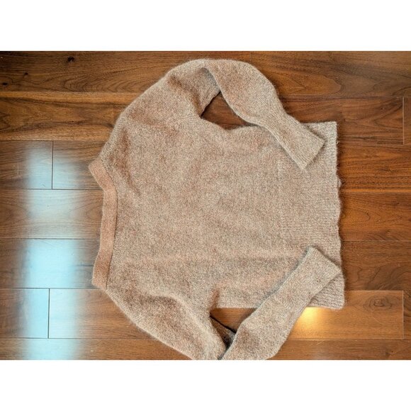 COS Womens Cardigan wool alpaca in Heathered Camel Size S - Picture 8 of 8